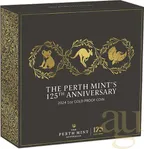 1 Unze Goldmünze Australien 125 Jahre Perth Mint 2024 - proof