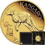 1/4 Unze Goldmünze Australien Känguru 2024 - proof