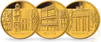 2 × 1/2 Unze Goldmünze - 100 Euro Deutschland gemischt