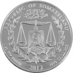 1 Unze Silbermünze Somaliland Drache 2012