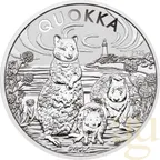 1 Unze Silbermünze Australien Quokka 2024