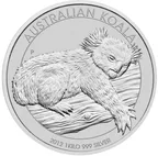 1 Kilogramm Silbermünze Australien Koala 2012