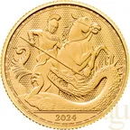 1/4 Unze Goldmünze St. George and the Dragon 2024