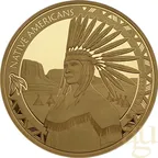 1 Unze Goldmünze Native Americans - Feder 2024