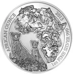 1 Unze Silbermünze Ruanda Erdmännchen 2016 - polierte Platte
