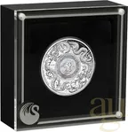 2 Unzen Silbermünze Australien Mother of Pearl Double Dragon 2024 - polierte Platte