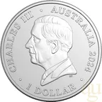 1 Unze Silbermünze Australien Känguru 2024 (RAM)