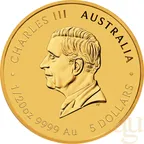 1/20 Unze Goldmünze Australien Lunar III Schlange 2025
