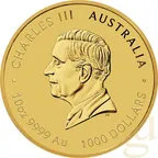 10 Unzen Goldmünze Australien Lunar III Schlange 2025