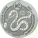 1 Unze Platinmünze Ruanda Lunar Schlange 2025