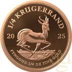 1/4 Unze Goldmünze Krügerrand 2025 - polierte Platte