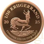 1/10 Unze Goldmünze Krügerrand 2025 - polierte Platte