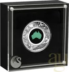 1 Unze Silbermünze Australien Great Southern Land Chrysoprase 2024 - polierte Platte