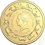 1 Unze Goldmünze Australien RAM Lunar Schlange 2025