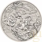 1 Unze Silbermünze Australien Chinese Myths and Legends Four Guardians 2024