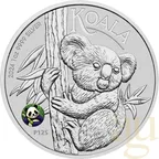 1 Unze Silbermünze Australien Koala 2024 - Panda Privy Mark