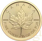 1/2 Unze Goldmünze Maple Leaf 2025