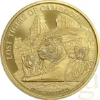 1 Unze Goldmünze Kambodscha Lost Tigers 2025