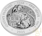 10 Unzen Silbermünze Tudor Beasts Queen´s Panther 2025