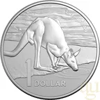 1 Unze Silbermünze Australien Känguru 2024 (RAM) - Frosted