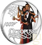 8-Coin-Set Silbermünzen Tuvalu James Bond 007 - Roger Moore 2024 - coloriert - proof