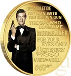 8-Coin-Set Silbermünzen Tuvalu James Bond 007 - Roger Moore 2024 - coloriert - proof