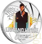 8-Coin-Set Silbermünzen Tuvalu James Bond 007 - Roger Moore 2024 - coloriert - proof