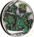 2 Unzen Silbermünze Tuvalu Teenage Mutant Ninja Turtles 40th Anniversary 2024 - Antik Finish - High
