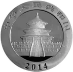 1 Unze Silbermünze China Panda 2014