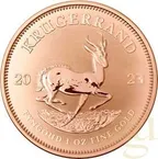 1 Unze Goldmünze Krügerrand 2024 - Reverse polierte Platte