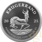 1 Unze Silbermünze Krügerrand 2025 - polierte Platte