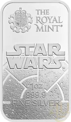 31,1 Gramm Silberbarren The Royal Mint - Star Wars - Dark Side