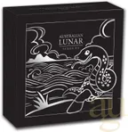 5 Unzen Silbermünze Australien Lunar III Schlange 2025 polierte Platte - High Relief