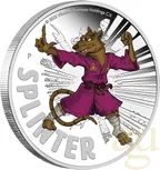 1 Unze Silbermünze Tuvalu Teenage Mutant Ninja Turtles Splinter 2025 coloriert - polierte Platte
