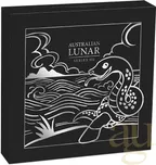 1 Kilogramm Silbermünze Australien Lunar III Schlange 2025 - coloriert mit 1g Gold Privy Mark