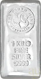 1 Kilogramm Silberbarren Perth Mint