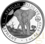 1 Unze Silbermünze Somalia Elefant 2025 - WMF Berlin