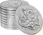 1 Unze Silbermünze Myths and Legends - Beowulf and Dragon 2025