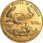 1 Unze Goldmünze American Eagle 1989