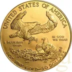 1 Unze Goldmünze American Eagle 1991