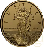 1 Unze Goldmünze Gibraltar Lady Justice 2024