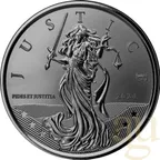 1 Unze Silbermünze Gibraltar Lady Justice 2024