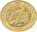 1/4 Unze Goldmünze Tudor Beasts Tudor Dragon 2024