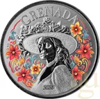 1 Unze Silbermünze EC8 Grenada - La Diablesse 2023 - coloriert