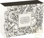 The Perth Mint 125 Jahre Australian Sovereign 2024 Goldmünzen - polierte Platte - Three Coin Set