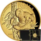 1 Unze Goldmünze Australien Koala 2024 polierte Platte - High Relief