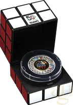 2 Unzen Silbermünze Tuvalu - 50 Jahre Rubik's Cube 2024 - Antik Finish - coloriert