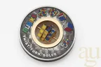 2 Unzen Silbermünze Tuvalu - 50 Jahre Rubik's Cube 2024 - Antik Finish - coloriert