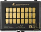 50 x 1 Gramm Goldbarren Heimerle + Meule UnityBar Collection
