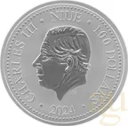 1 Kilogramm Silbermünze Niue Phoenix 2024